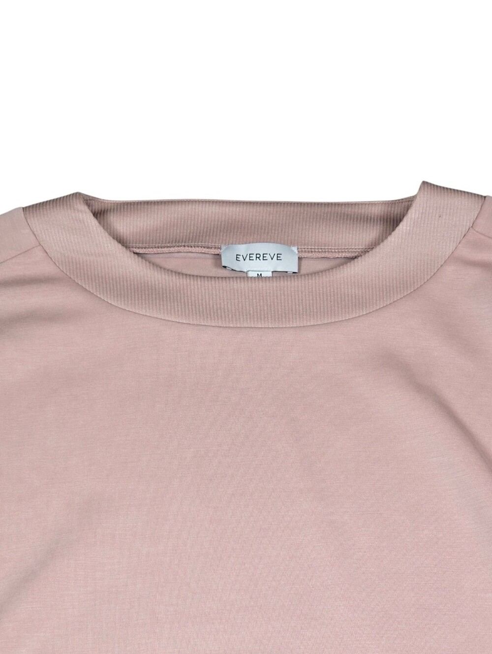 Evereve Women's Mariana Sleek Blush Pink Pullover Crewneck Sweatshirt, Size Med - Picture 4 of 10